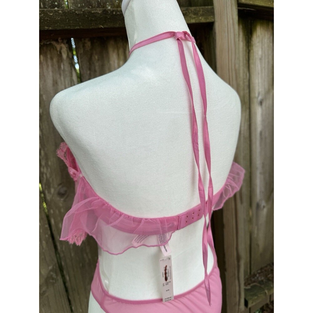 Victoria’s Secret Very Sexy Sheer Teddy M NWT Floral Embroidered Boho Lingerie - Picture 8 of 9